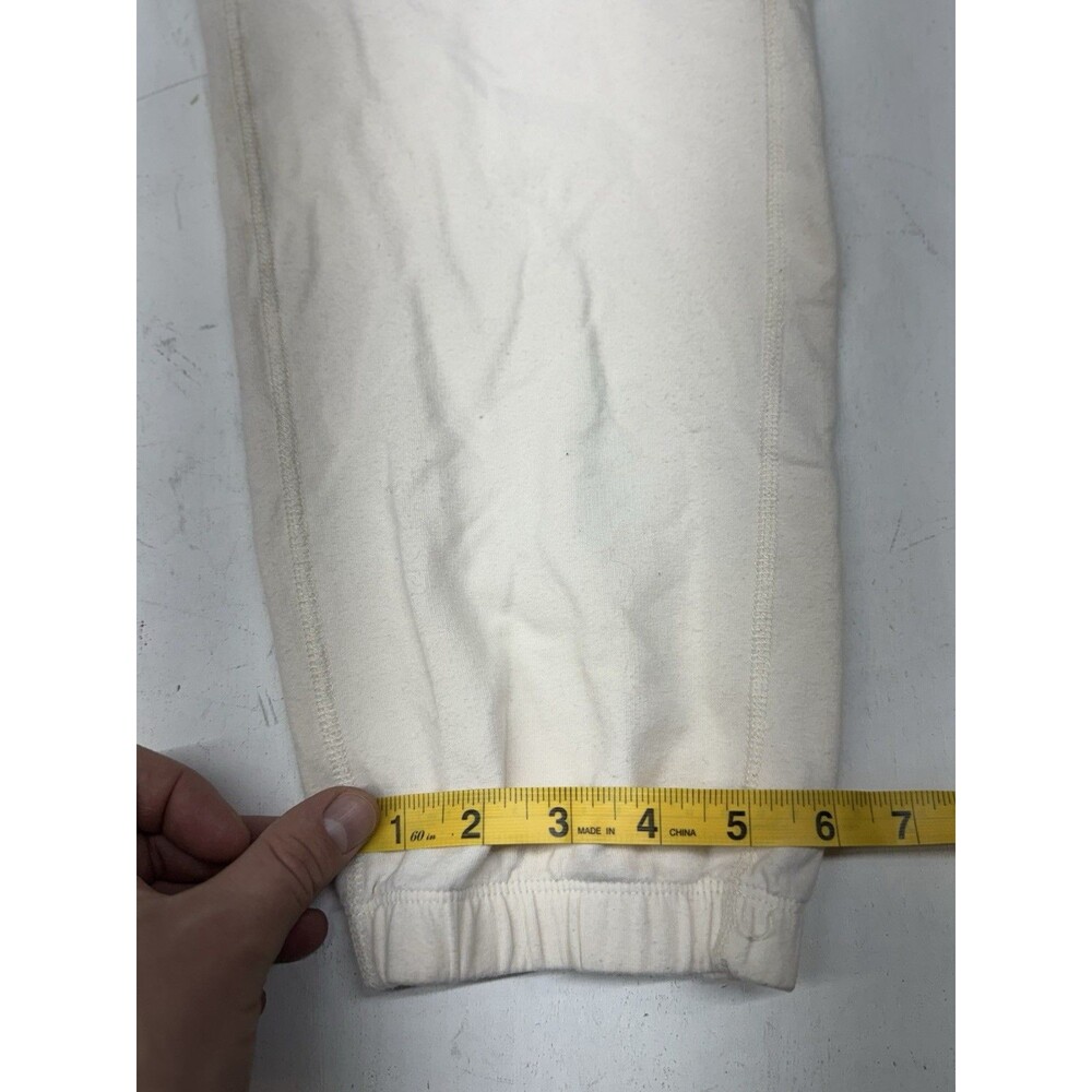Vuori Laguna Lounge Pants 2.0 Womens L Cream French Terry Sweatpant VW437 - Picture 5 of 8